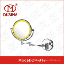 Wall Mounted Makeup cosmetic Mirror with LED Light Used in Bathroom